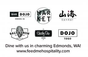 Bar Dojo, Fish Market, Sankai, Salt & Iron, Shooby Doo, Dojo To Go