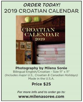 Croatian Calendar 2019